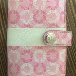Pink Coach Wallet
